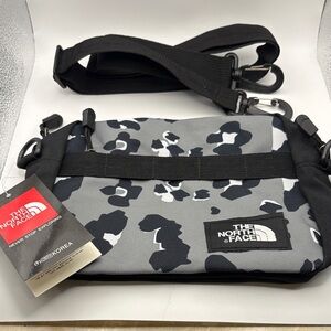 The North Face Black and Gray Crossbody Bag